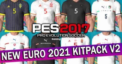 PES 2017 NEW EURO 2021 KITPACK V2