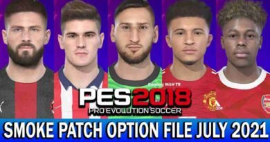 PES 2018 LATEST OPTION FILE 2021 SMOKE PATCH 18.3.6