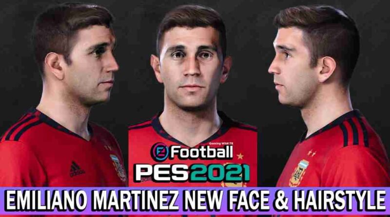 PES 2021 EMILIANO MARTINEZ NEW FACE & HAIRSTYLE