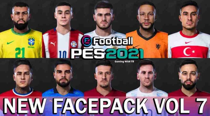 PES 2021 NEW FACEPACK VOL. 7 BY JONATHAN FACEMAKER