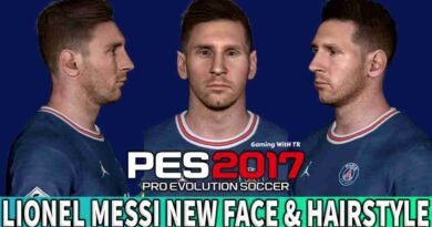 PES 2017 LIONEL MESSI NEW FACE & HAIRSTYLE