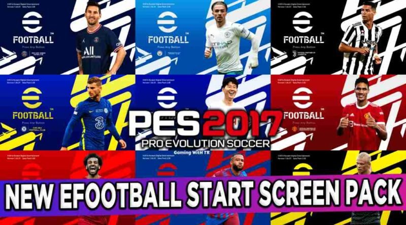 PES 2017 NEW EFOOTBALL START SCREEN PACK