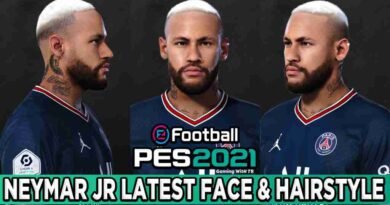 PES 2021 NEYMAR JR LATEST FACE & HAIRSTYLE