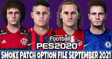 PES 2020 LATEST OPTION FILE 2021 SMOKE PATCH 20.3.8 SEPTEMBER UPDATE UNOFFICIAL