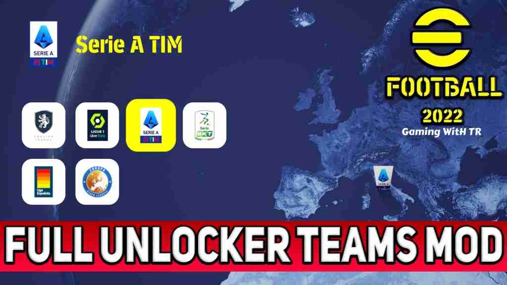 Efootball 2022 Full Unlocker Teams Mod Efootball 2022 Gaming With Tr 8242