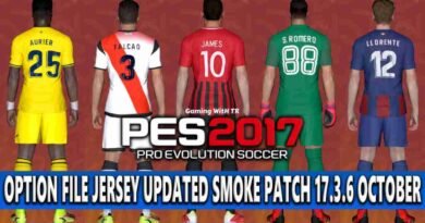 PES 2017 NEW OPTION FILE WITH JERSEY NUMBER UPDATED 2021 (SMOKE PATCH 17.3.6 OCTOBER UPDATE UNOFFICIAL)