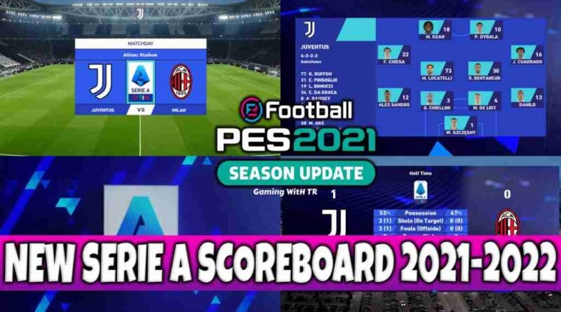 PES 2021 NEW SERIE A SCOREBOARD 2021-2022