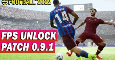 EFOOTBALL 2022 NEW FPS UNLOCK PATCH 0.9.1