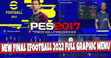 PES 2017 NEW FINAL EFOOTBALL 2022 FULL GRAPHIC MENU