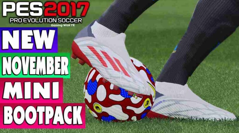 PES 2017 NEW NOVEMBER MINI BOOTPACK