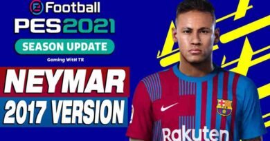 PES 2021 NEYMAR 2017 VERSION FACE & HAIRSTYLE