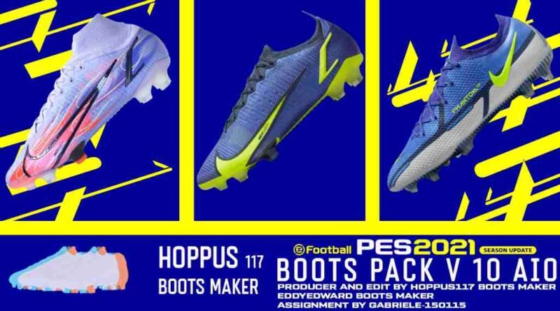 eFootball PES 2021 SEASON UPDATE BOOTS PACK V10 AIO BY Hoppus 117