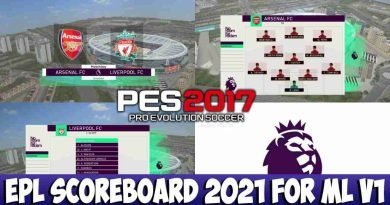 PES 2017 | EPL SCOREBOARD 2021 FOR MASTER LEAGUE V1