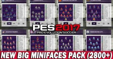 PES 2017 NEW BIG MINIFACES PACK 2800+