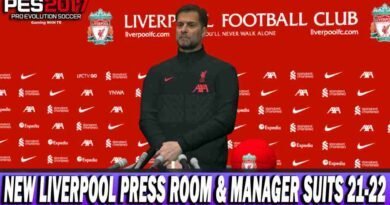 PES 2017 NEW LIVERPOOL PRESS ROOM & MANAGER SUITS 21-22