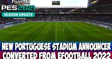 PES 2021 NEW PORTUGUESE STADIUM ANNOUNCER CONVERTED FROM EFOOTBALL 2022