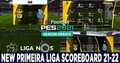 PES 2021 NEW PRIMEIRA LIGA SCOREBOARD 2021-2022