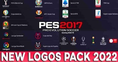 PES 2017 NEW LOGOS PACK 2022