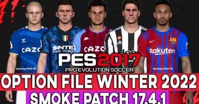 PES 2017 LATEST OPTION FILE WINTER 2022 SMOKE PATCH 17.4.1