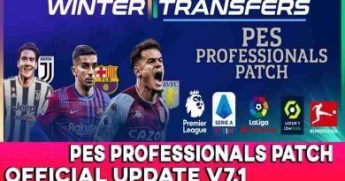 PES 2017 NEW PES PROFESSIONALS PATCH UPDATE V7.1