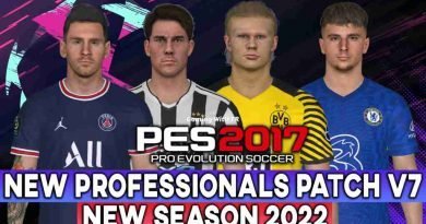 PES 2017 NEW PROFESSIONALS PATCH V7