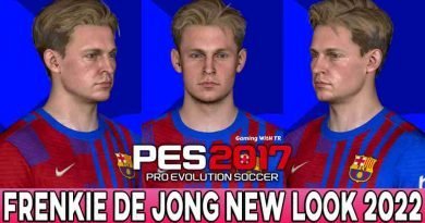 PES 2017 FRENKIE DE JONG NEW LOOK 2022