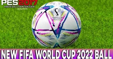 PES 2017 NEW FIFA WORLD CUP 2022 BALL