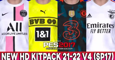 PES 2017 NEW HD KITPACK 2021-2022 V4 BY Geo_Craig90 SP17