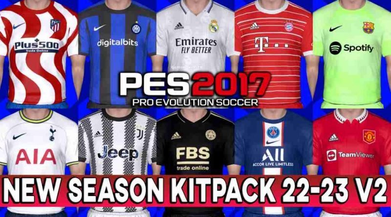 PES 2017 NEW SEASON KITPACK 22-23 V2