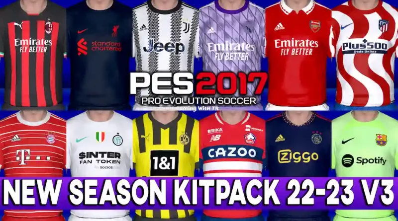 PES 2017 NEW SEASON KITPACK 22-23 V3