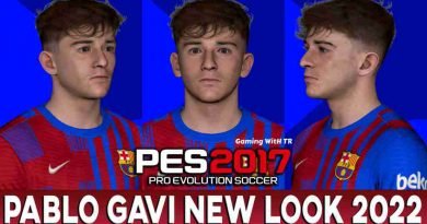 PES 2017 PABLO GAVI NEW LOOK 2022