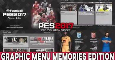 PES 2017 GRAPHIC MENU MEMORIES EDITION