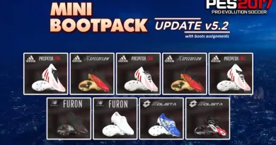 PES 2017 NEW MINI BOOTPACK UPDATE V5.2