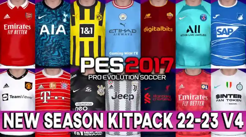 PES 2017 NEW SEASON KITPACK 22-23 V4