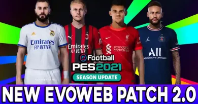 PES 2021 NEW EVOWEB PATCH 2022 - 2.0