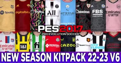 PES 2017 NEW SEASON KITPACK 22-23 V6