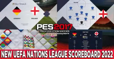 PES 2017 NEW UEFA NATIONS LEAGUE SCOREBOARD 2022