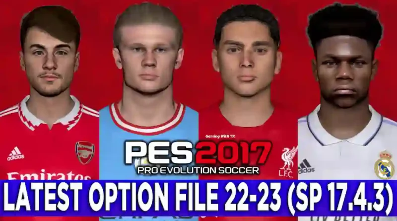 PES 2017, NEW OPTION FILE 2023 PROFESSIONAL PATCH V7.2, 1/16/23