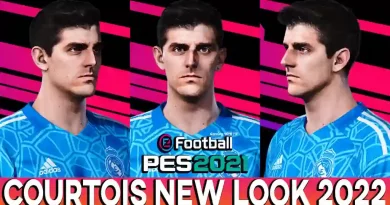 PES 2021 COURTOIS NEW LOOK 2022