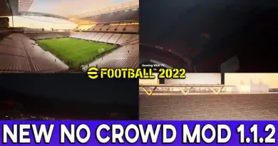 EFOOTBALL 2022 NEW NO CROWD MOD 1.1.2