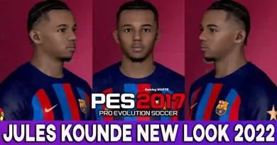 PES 2017 JULES KOUNDE NEW FACE & HAIRSTYLE 2022