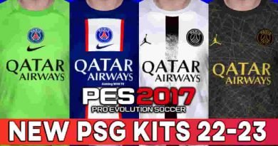 PES 2017 NEW PSG KITS 22-23