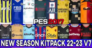 PES 2017 NEW SEASON KITPACK 22-23 V7