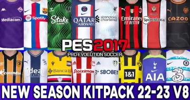 PES 2017 NEW SEASON KITPACK 22-23 V8