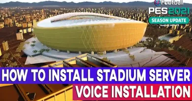 PES 2021 HOW TO INSTALL STADIUM SERVER