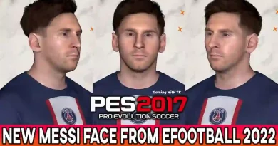 PES 2017 NEW LIONEL MESSI FACE FROM EFOOTBALL 2022