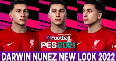 PES 2021 DARWIN NUNEZ NEW LOOK WITH TATTOO 2022