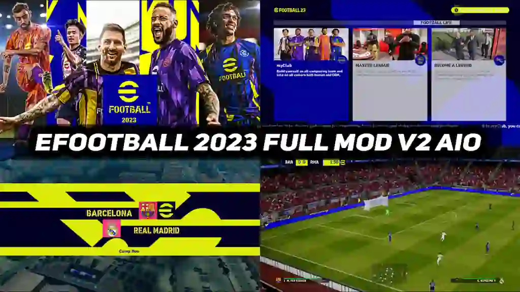 PES 2017  eFootball 2023 Mod Beta V1 - Download & Install 