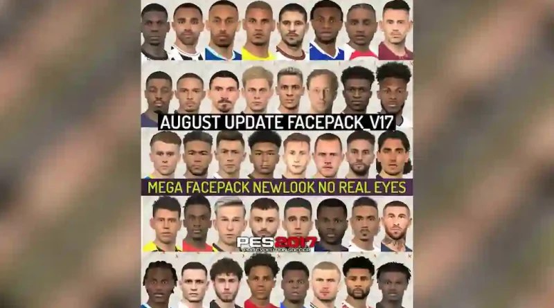 PES 2017 New Mega Facepack +700 Faces ~
