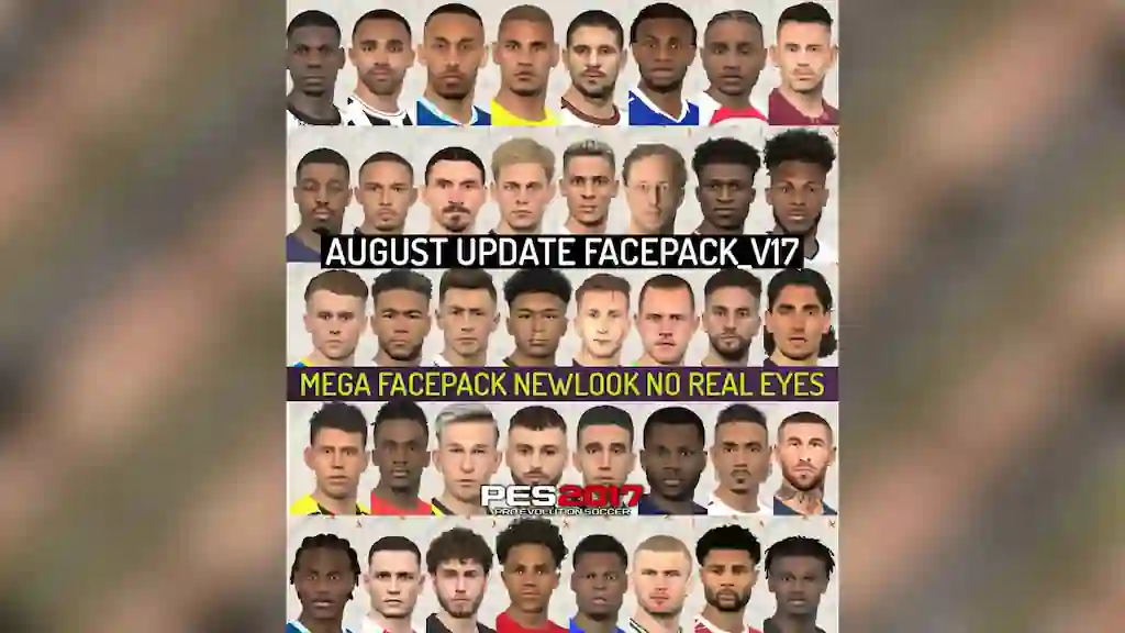 PES 2017 New Mega Facepack +700 Faces ~
